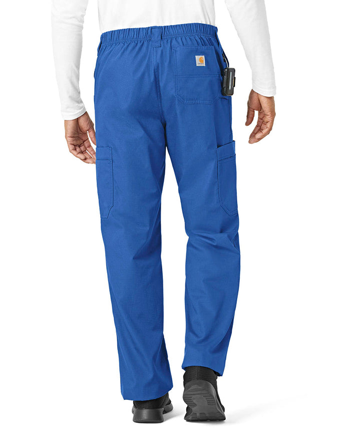 Carhartt 31 Inch Mens Ripstop Cargo Scrub Pants - Royal