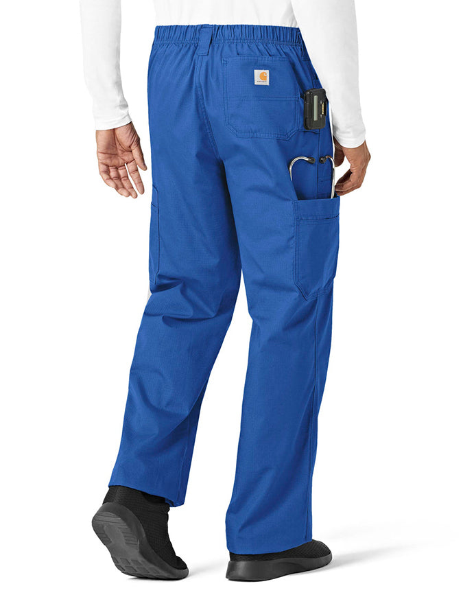 Carhartt 31 Inch Mens Ripstop Cargo Scrub Pants - Royal