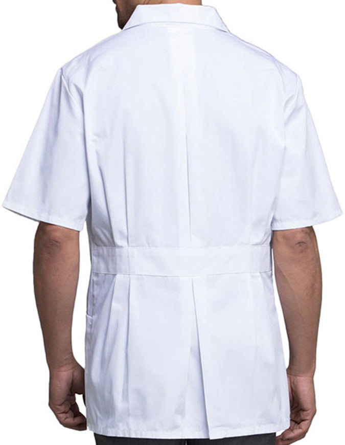 Cherokee Med-Man 32 Inches Four Pockets Zip Front White Scrub Jacket