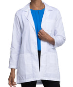 Cherokee 32 Inch Women's Multiple Pockets White Lab Coat