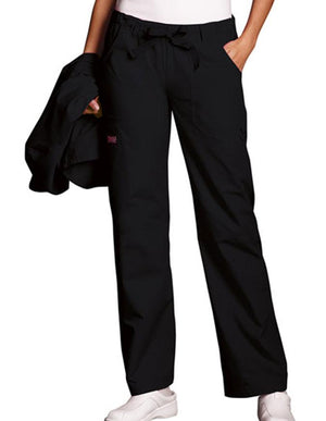 Cherokee Workwear Women Tall Drawstring Scrub Pants black