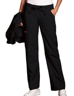 Cherokee Workwear Women's Contemporary Fit Scrub Pants black