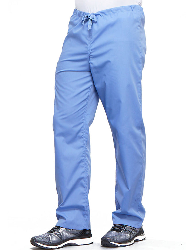 Cherokee Workwear Unisex Tall Drawstring Medical Scrub Pants - Ceil Blue