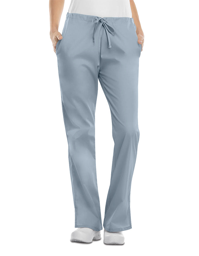 Cherokee Workwear Women Tall Low Rise Scrub Pants Grey