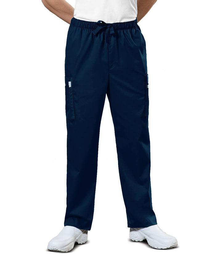 Cherokee WorkWear Men Natural Rise Drawstring Pants navy