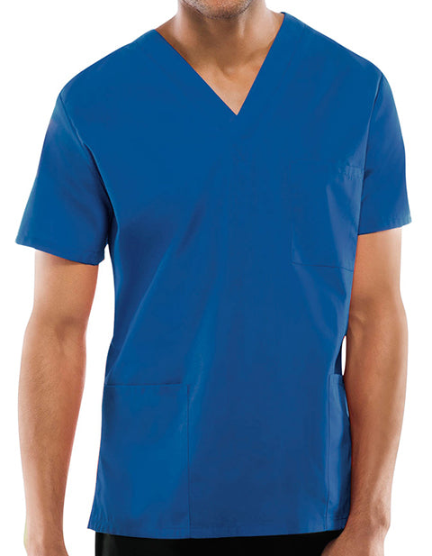 Cherokee Workwear Unisex Three Pocket Scrub Top - Royal