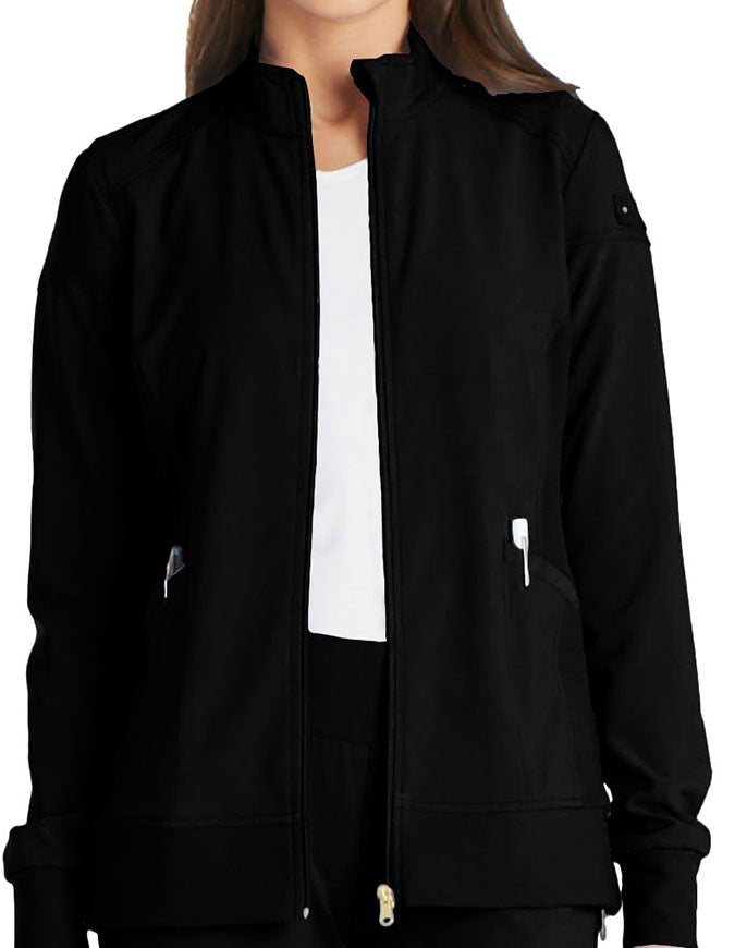 Cherokee iFlex Women's Zip Front Jacket - Black