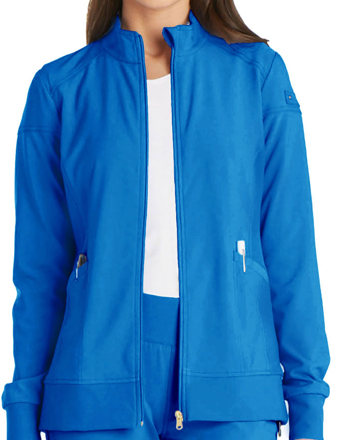 Cherokee iFlex Women's Zip Front Jacket - Galaxy Blue