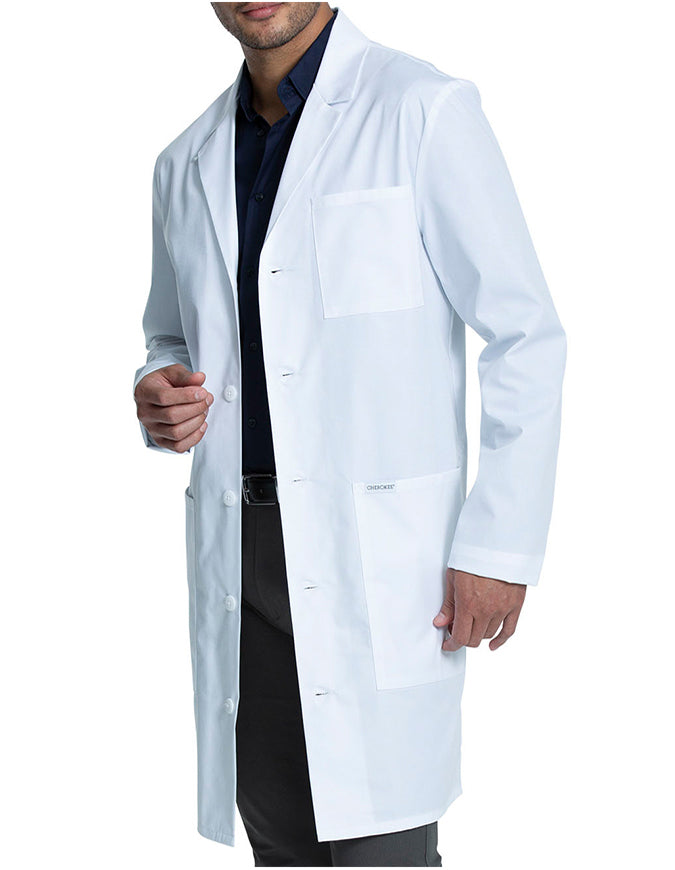 Cherokee Men's 40 Inches Fit Long Tall Lab Coat - White