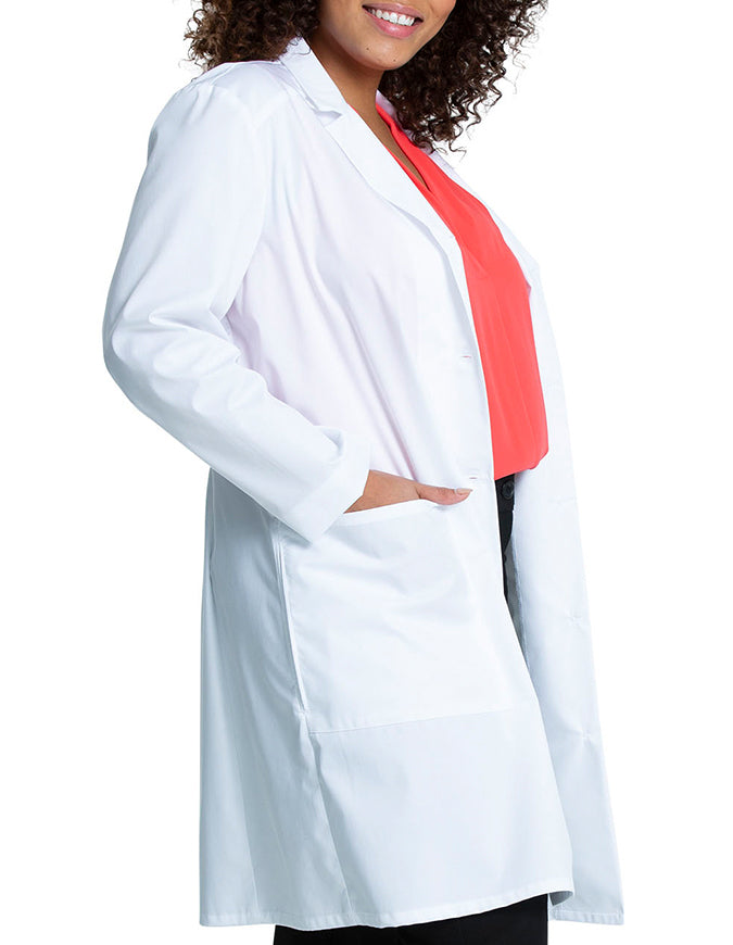 Cherokee Project Lab Women's 37 Inches Lab Coat - White