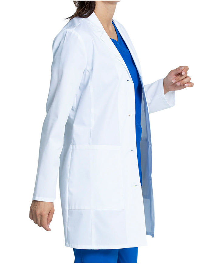 Cherokee Project Lab Women's Classic Fit Tall Lab Coat - White