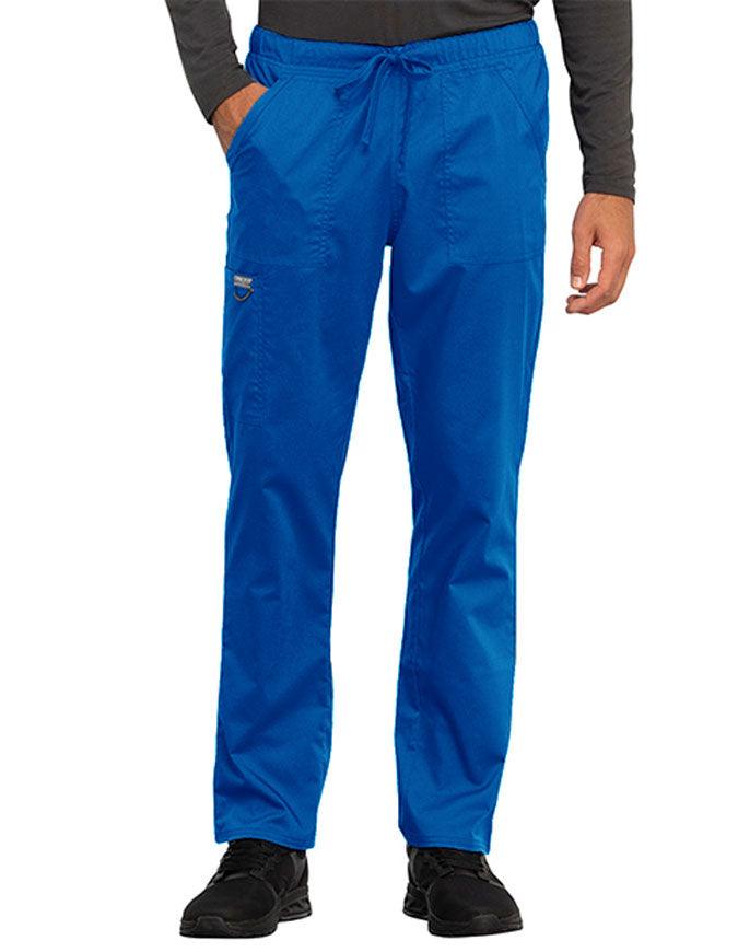 Cherokee Workwear Revolution Unisex Tapered Leg Drawstring Tall Pant - Royal Blue