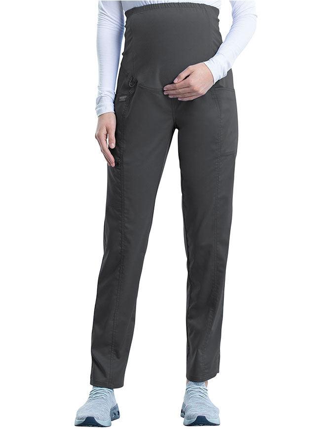 Cherokee Workwear Revolution Women's Slim Fit Maternity Pant - Pewter