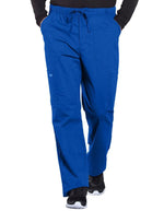 Cherokee Workwear Professionals Men's Tapered Leg Drawstring Cargo Pant - Galaxy Blue