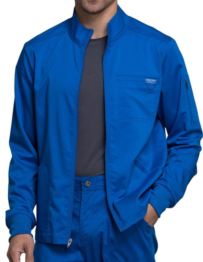 Cherokee Workwear Revolution Men's Zip Front Jacket - Royal