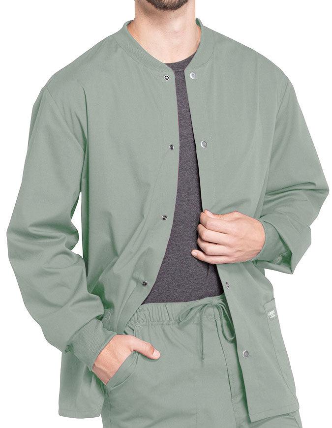 Cherokee Workwear Professional Men's Warm-up Jacket - Olive