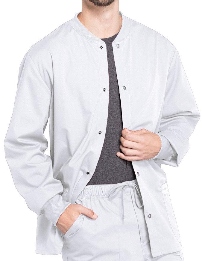 Cherokee Workwear Professional Men's Warm-up Jacket - White