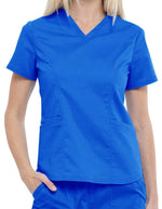 Cherokee Workwear Revolution Women's V-Neck Top - Royal