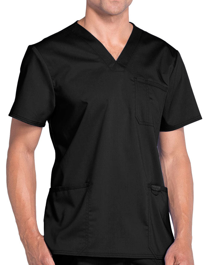 Cherokee Workwear WW Revolution Men's V-Neck Top Black