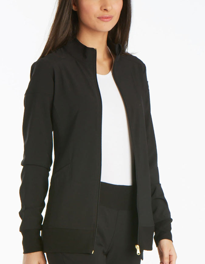 Cherokee iFlex Women's Zip Front Jacket - Black