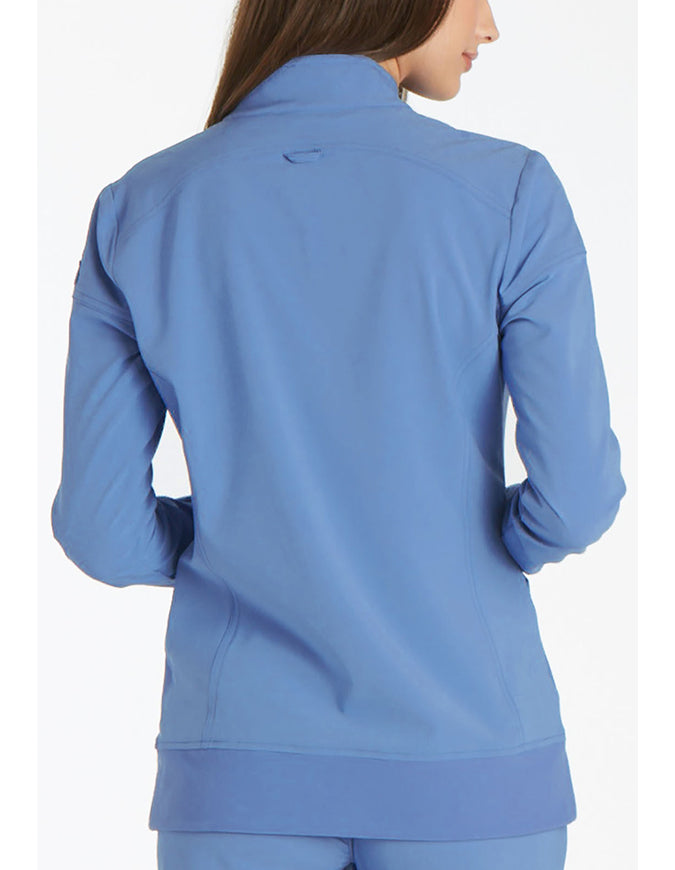 Cherokee iFlex Women's Zip Front Jacket - Ciel Blue