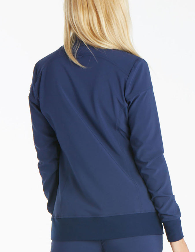 Cherokee iFlex Women's Zip Front Jacket - Navy