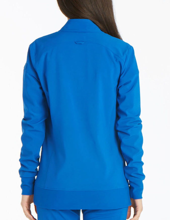 Cherokee iFlex Women's Zip Front Jacket - Galaxy Blue