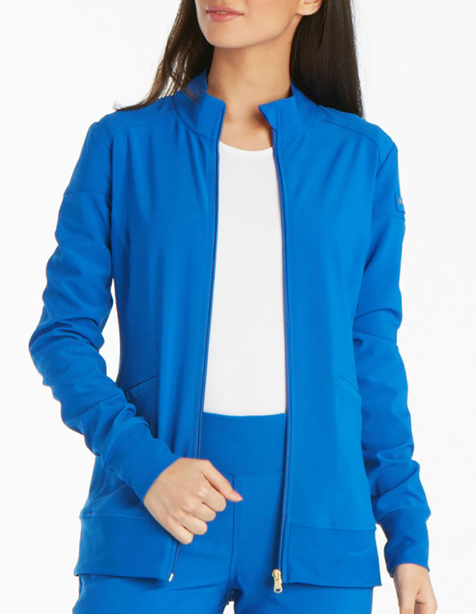 Cherokee iFlex Women's Zip Front Jacket - Galaxy Blue