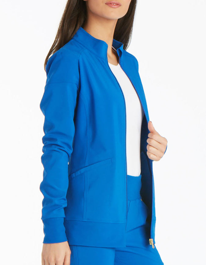 Cherokee iFlex Women's Zip Front Jacket - Galaxy Blue