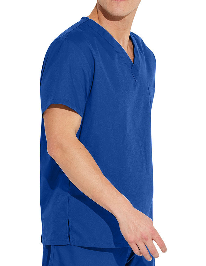 Dickies EDS Signature Unisex V-Neck Scrub Top - Galaxy Blue