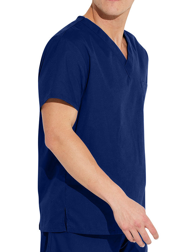 Dickies EDS Signature Unisex V-Neck Scrub Top - Navy Blue