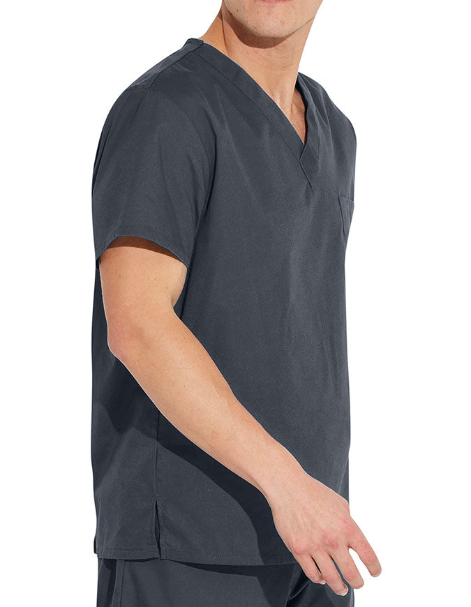 Dickies EDS Signature Unisex V-Neck Scrub Top - Pewter