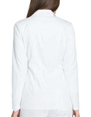 Dickies Essence 27 inch Women's Zip Front Scrub Jacket - White