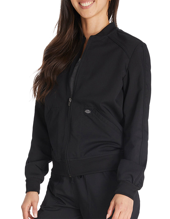 Dickies Balance Women's Zip Front Jacket Black