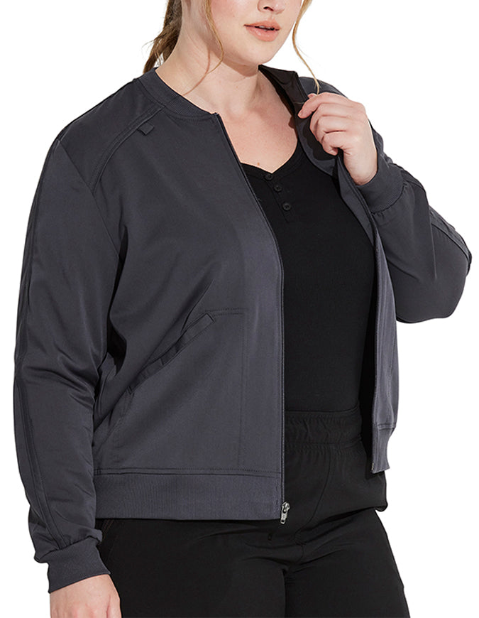 Dickies Balance Women's Zip Front Jacket Pewter