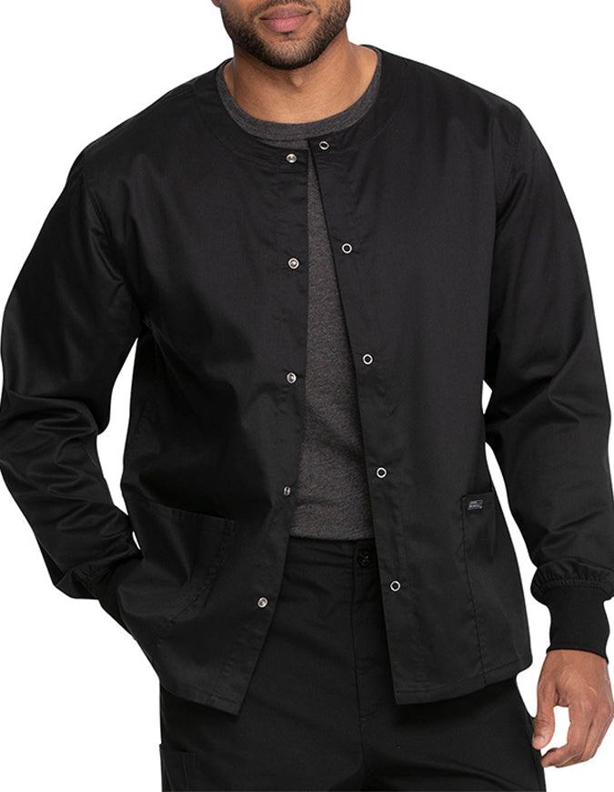 Genuine Dickies Industrial Strength Unisex Warm-up Jacket - Black