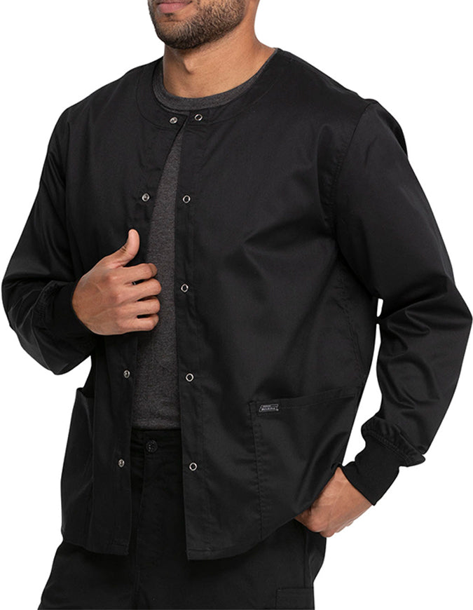 Genuine Dickies Industrial Strength Unisex Warm-up Jacket - Black