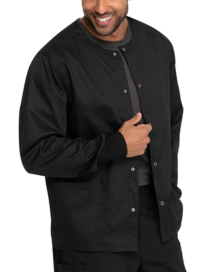 Genuine Dickies Industrial Strength Unisex Warm-up Jacket - Black