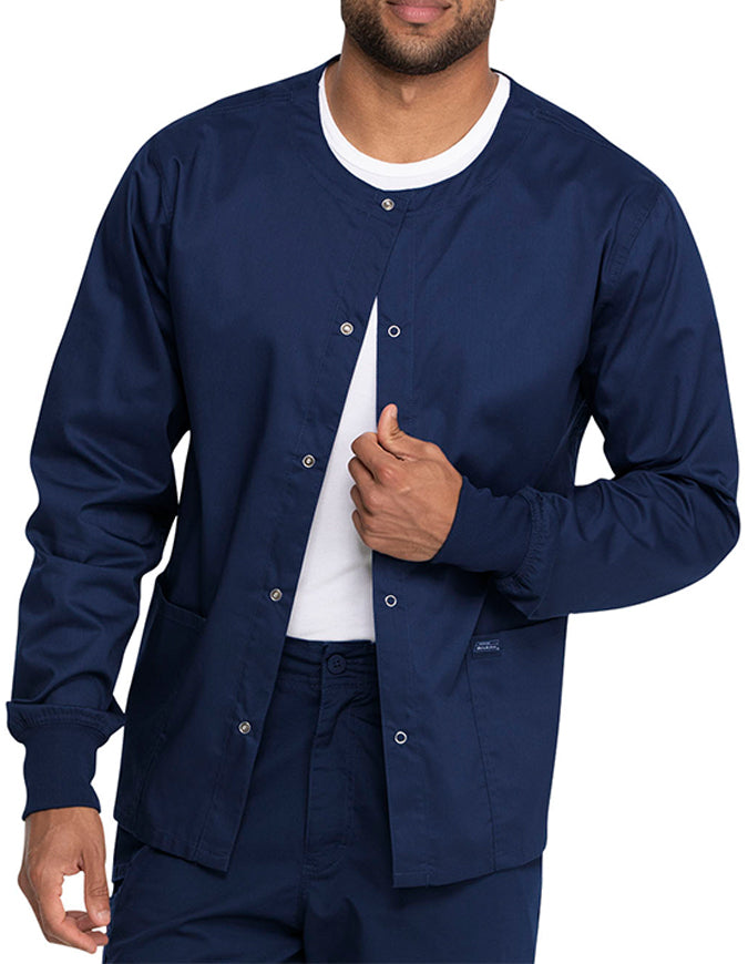 Genuine Dickies Industrial Strength Unisex Warm-up Jacket - Navy