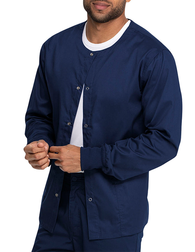 Genuine Dickies Industrial Strength Unisex Warm-up Jacket - Navy