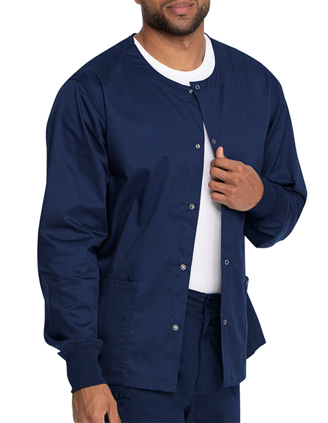 Genuine Dickies Industrial Strength Unisex Warm-up Jacket - Navy