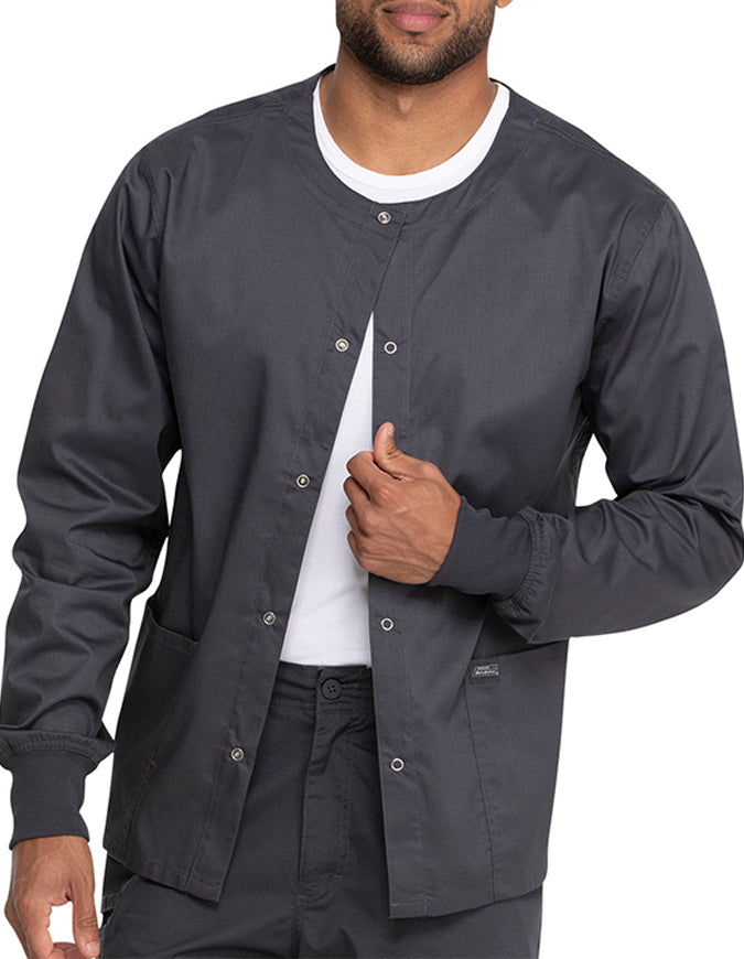 Genuine Dickies Industrial Strength Unisex Warm-up Jacket - Pewter