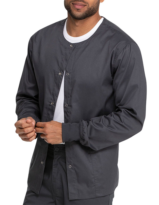 Genuine Dickies Industrial Strength Unisex Warm-up Jacket - Pewter