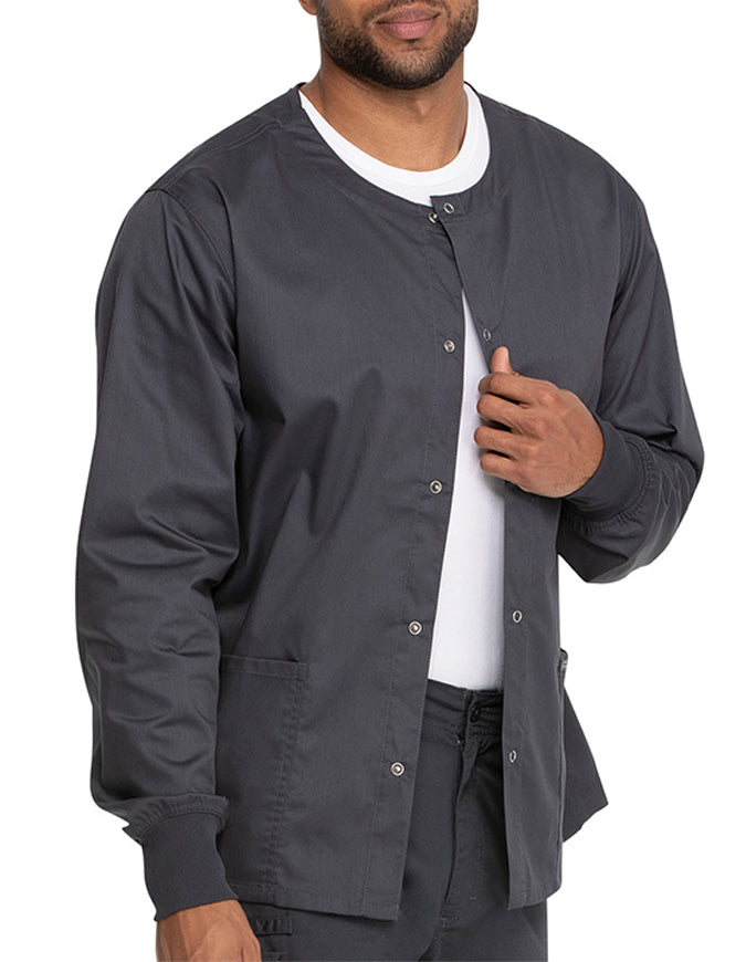 Genuine Dickies Industrial Strength Unisex Warm-up Jacket - Pewter