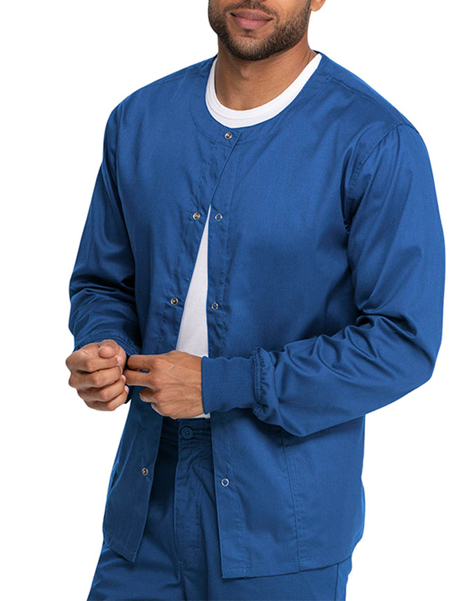 Genuine Dickies Industrial Strength Unisex Warm-up Jacket - Royal