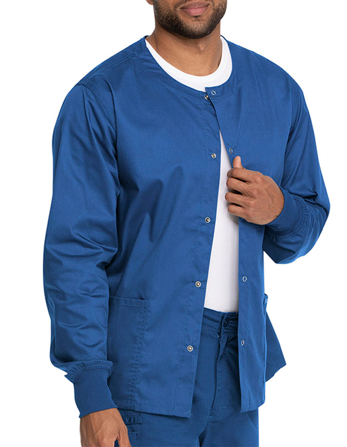 Genuine Dickies Industrial Strength Unisex Warm-up Jacket - Royal