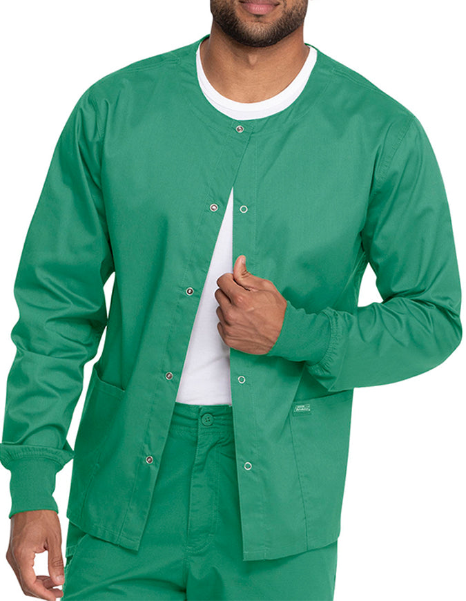 Genuine Dickies Industrial Strength Unisex Warm-up Jacket - Surgical Green