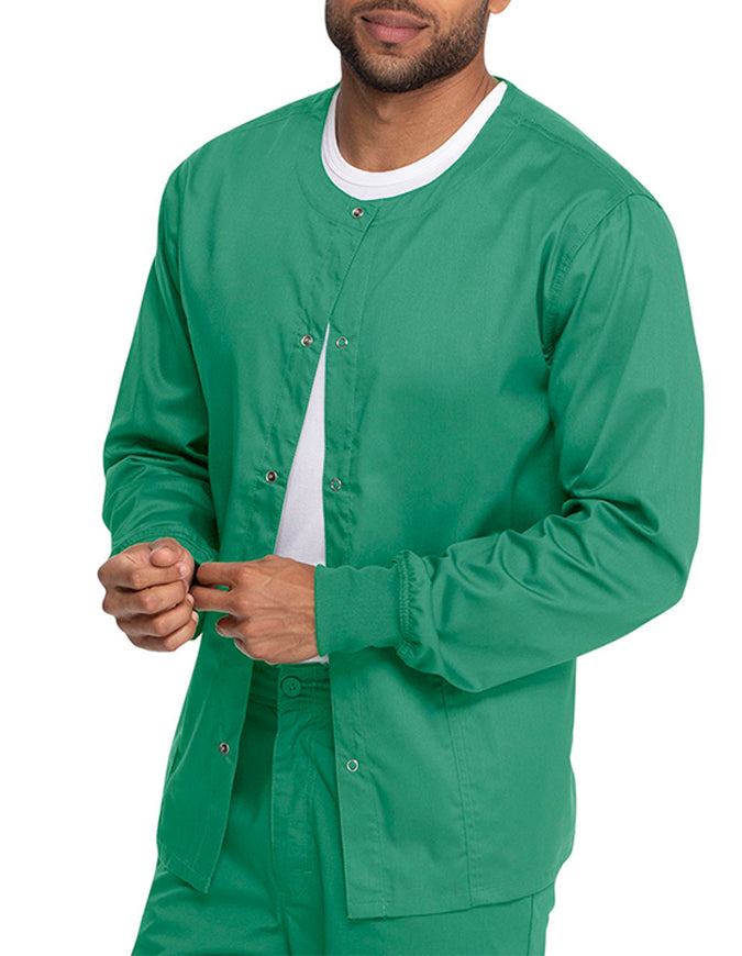 Genuine Dickies Industrial Strength Unisex Warm-up Jacket - Surgical Green