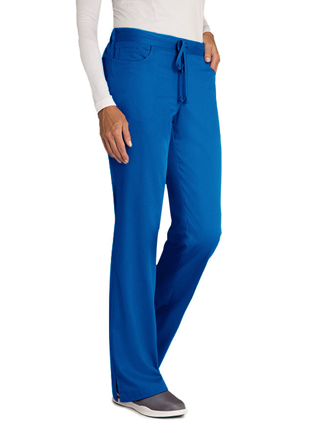 Grey's Anatomy 31.5 Inch Women's Drawstring Medical Scrub Pants - New Royal