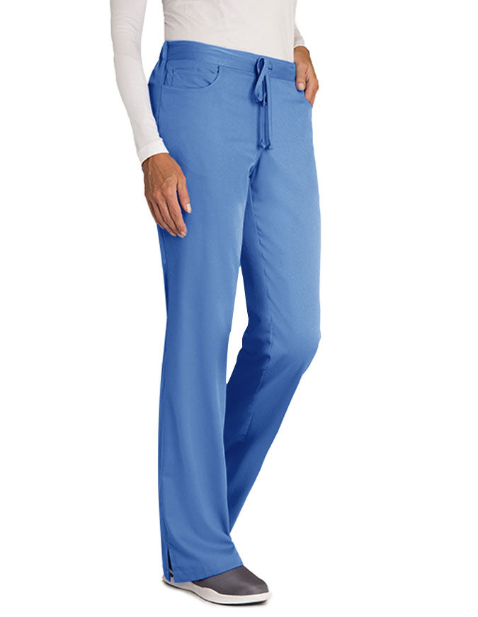 Grey's Anatomy 31.5 Inch Women's Drawstring Medical Scrub Pants - Ciel Blue